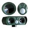 Ultrasonic Solar Animal Repeller Professional High Sensitivity Infrared Long Range