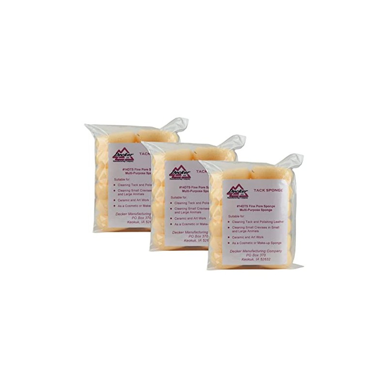 Decker 12PK #14 Tack Sponge, (Thrее Расk)