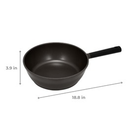 CUCKOO 11 in Kyndell Nonstick Ceramic Wok Pan, Induction Compatible (COP-B2810HGB)