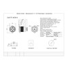 Metzler - Push Button 19mm - LED Symbol Number 4