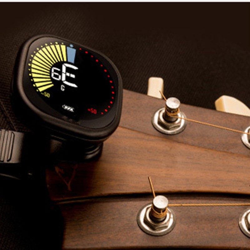 Guitar Tuner, Electronic Tuner 12 Automatic Shutdown LCD (Black (Special