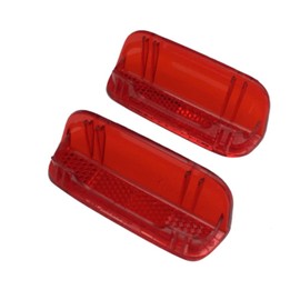 Borimend 2Pc Interior Door Panel Light Lamp Lense Reflector Red 1KD947419 Fit for B6 B7 CC MK5 MK6 Golf MK6