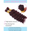Unipearl Deep Curly Bulk Human Braiding Hair for Boho Braids,