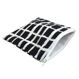 Itzy Ritzy - Bolsa de aperitivos reutilizable de 7 x 7 pulgadas, sin BPA, apta para alimentos, lavable e ideal para almacenar aperitivos, chupetes, electrónica y maquillaje en una bolsa de pañales,