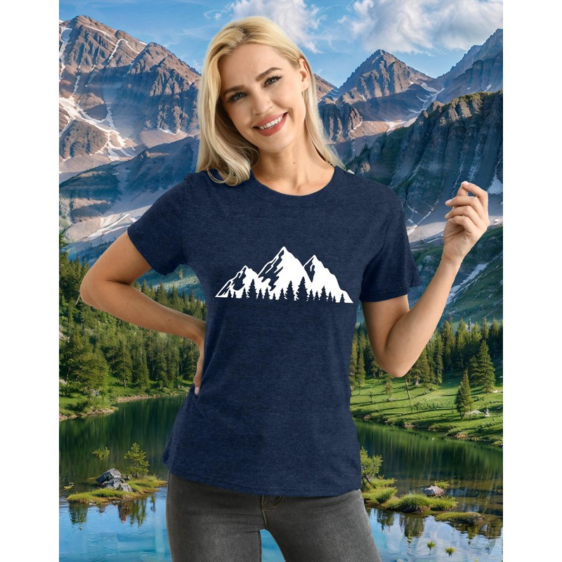 LBP Hiking Shirt for Women Nature Mountain T-Shirt Adventure Camping