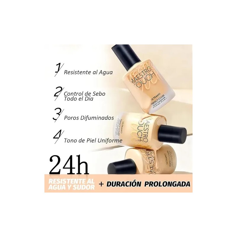 Base De Maquillaje Mate Ultramo Perfect Cover Spf 15