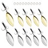 Wild Scene Lure Triple Hook with Blade, No. 4, Gold