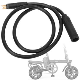 HilBeliFU 9 Pin Electric Bike Cable, Female to Male Electric Bike Connector Cable with Marking, Extension E Bike Conversion Cable Wheel Hub Motor Replacement Parts, 1.5x600mm