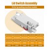 EBF61215202 Washer Lid Switch Assembly Fit for LG/Kenmore Washing Machine,