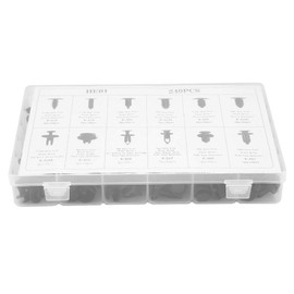 240pcs 12 Sizes, Car Body Push Pin Rivet Bumper Fasteners HE01 Type Retainers he01 240 pcs Clip Trim for for for Fixed Clamp Fastener Auto Plastic Retainer Assortment