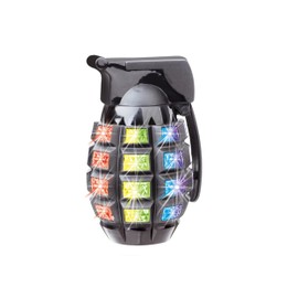 Toy Grenade great for Army Fancy dress Police Costume accessories Soldier Military SWAT & War Pretend dress up kids Role Play. Stocking and party bag filler. Emits cool sounds & Flashing lights.1 pack