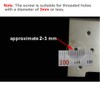 Tip Screws Pointed Cross Slot Leather Accessories for Belt Buckle
