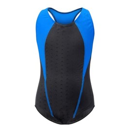 ESHOO Girls One Piece Swimwear Swimsuits Quick Dry Beach Bathing Suit Bikini Big Girls Swimming Costume (B,7-8Y)