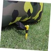 Mipcase Heavy Duty Plastic Tent Pegs Yellow Beach and Garden