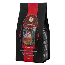 Café Colombien Castillo suave, 100% Arabica, Grand Cru, Medium Roast, 250 grams
