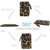 Card Holder for Women,1PC Leopard Pattern Leather Ladies' Slim Wallet,Credit