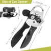 Tin Opener, Lychico 4-in-1 Can Opener Handheld Heavy Duty Stainless