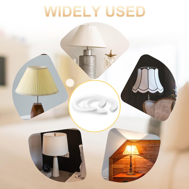 2 Pack E27 to E14 Lampshade Reducer Ring Lamp Shade