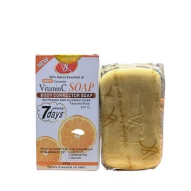 Soft 7 VITAMIN C Soap, 7 Days Body Repair, Natural Dark Spot Treatment Big bar 8.7oz