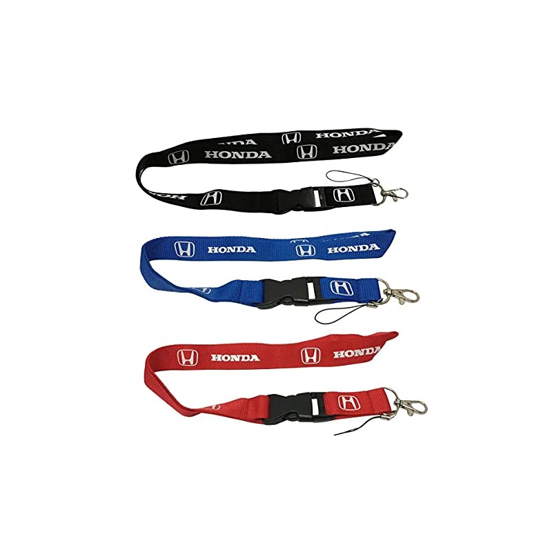 Autobay 3pcs H Lanyard Strap Love Keychains Keys ID Holder