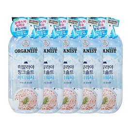On The Body 엘지 오가니스트 바디워시 히말라야 핑크솔트 포레스트 민트향 900g 5개 LG Organist Body Wash Himalayan Pink Salt Forest Mint Scent 900g 5 Pieces