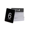 Black Plastic Rectangular Number Plates 0-100