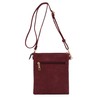 Isabelle Functional Multi Pocket Crossbody Bag (Wine)