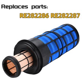 PAGOTORTAUS RE282286 RE282287 Air Cleaner Kit fits John Deere 318D 319D 320D 323D 5045E 5045D 5055E 5055D 5065E 5070E 5075E