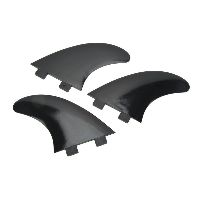 3Pcs Surfboard Fins PVC Quick Release Replacement Tri Fin Set