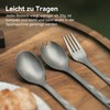 Thous Winds Titan Spork Lightweight Camping Fork Spoon, Multifunctional Portable
