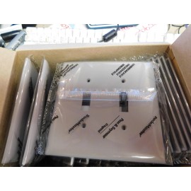 PASS & Seymour Legrand  2-Gang Double Toggle Jumbo Wall Plate Gray OVERSIZED