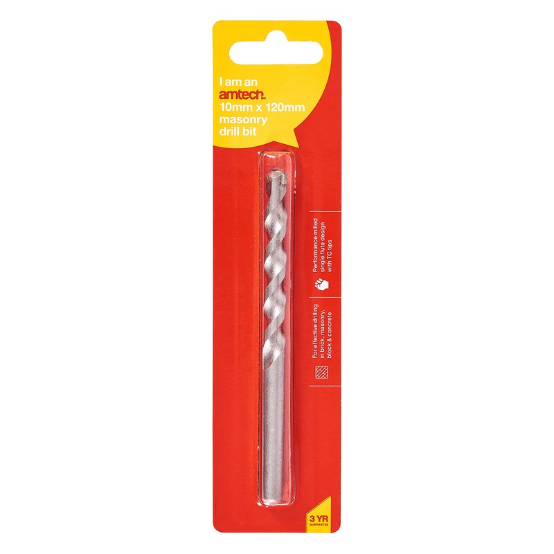Amtech F5106 10mm x 120mm Masonry Drill bit