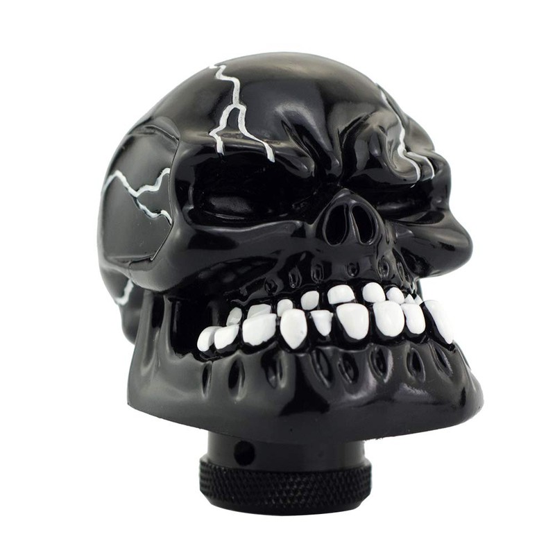 Mavota - Pomos de cambio automáticos manuales de calavera negra