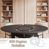 uxcell 12Pcs 3 Inch Rotating Swivel Stand with Steel Ball