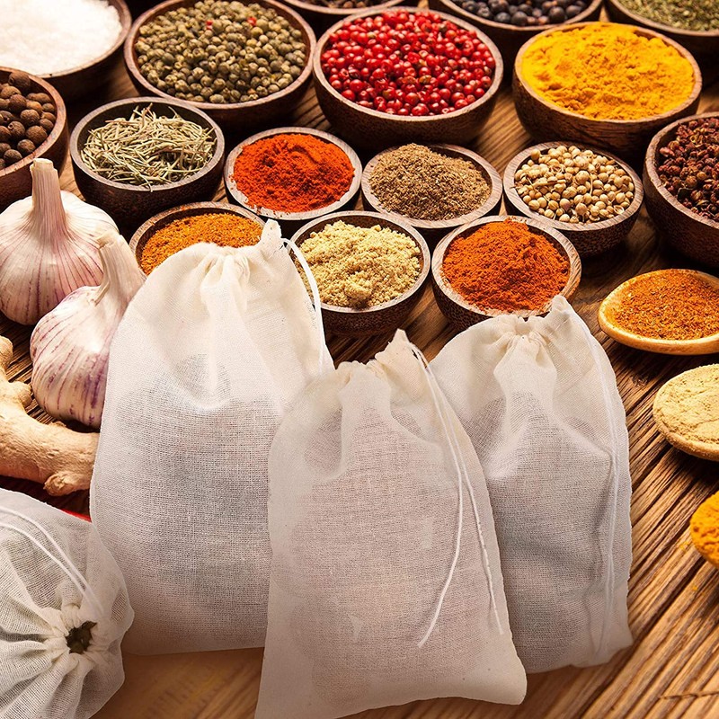 WEEMAGIC 30 Pieces Spice Bags for Cooking Cheesecloth Bags for