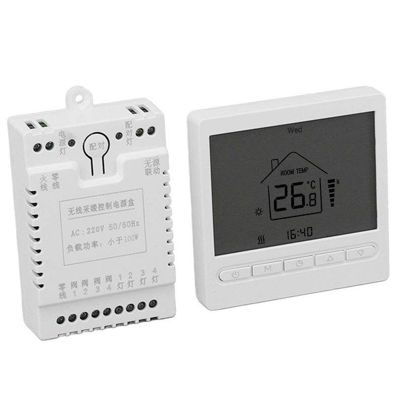 Digital Thermostat Display ABS Accurate Temperature Control Electric Thermostat AC220V