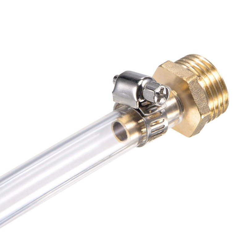 sourcing map Brass Hose Barb Fitting Straight 38mm x G1-1/4