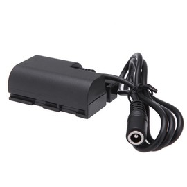 New AC Power Adapter (Replacement for ACK-E6) with DC Coupler Cable Kit for Canon EOS 60D/6D/7D/5D/Mark II/III, US Plug