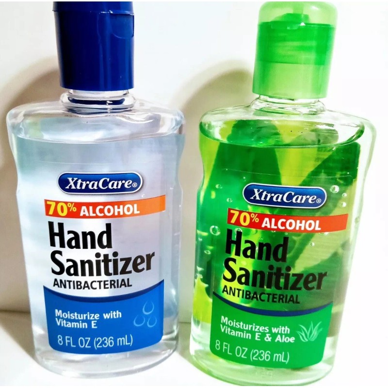 XtraCare Hand Sanitizer Antibacterial 8oz - 70% Alcohol Moisturize with