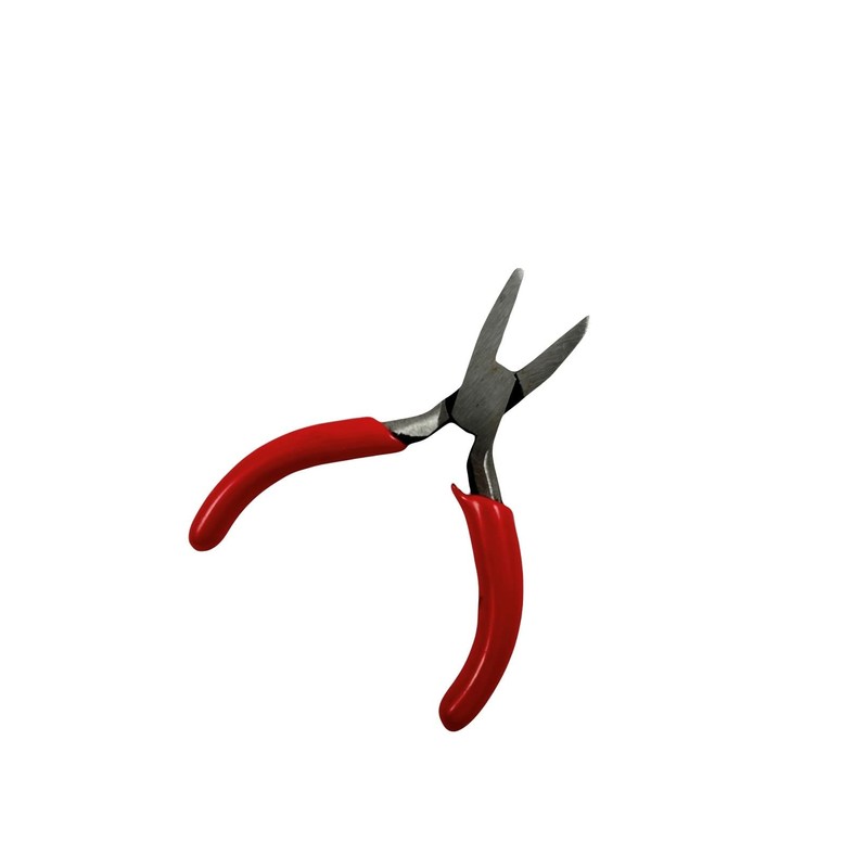 Mini Pliers Set of 4 Flat-Nose Pliers Round-Nose Pliers Side