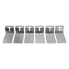 6PCS T Post Bracket 3 Inch Heavy Duty Carbon Steel