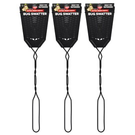 Enoz Sergeant Swat Bug Swatter - 3 Pack - Heavy Ultra Duty Manufactured Flyswatter - Environmentally Conscious, Effective, and Inexpensive Method to Control Flying Insects