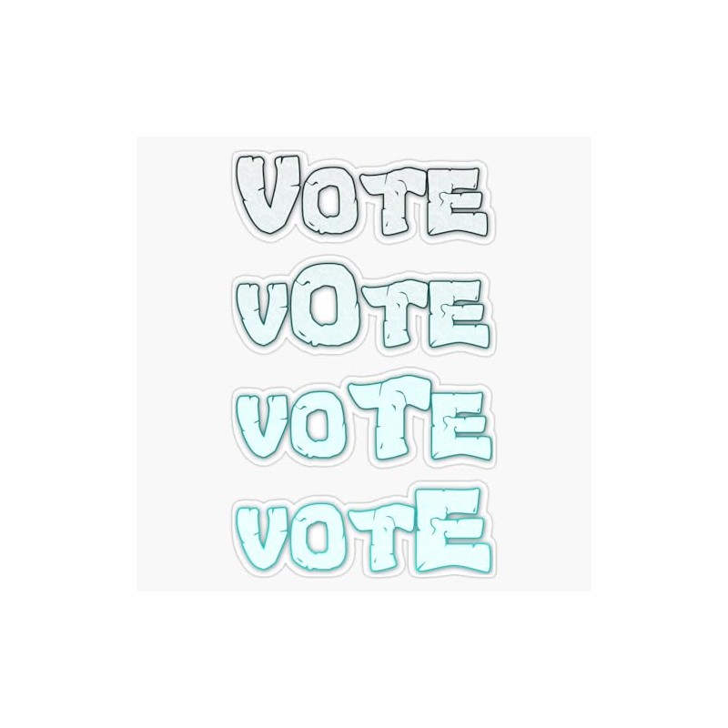 LAD Studio Vote President Election Sticker Bumper Sticker Vinyl Decal