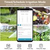 Intelligent Irrigation Computer WiFi 2 Outputs, Garden Watering Clock with