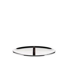 Alessi edo Lid with Knob, Stainless Steel, Steel, Brown, Diameter 14