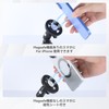 UTEBIT スーパークランプ マグセーフ磁気吸着ベース付属 クランプ範囲17-55mm バイク カメラマウント 耐荷重1kg
