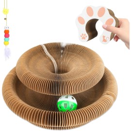 Branded Goosheep Cat Accordion Magic Organ Cat Scratching Board Cat Toy Kitty Kurlz..