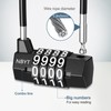 Ankilo 2 Pack 4 Digit Combination Padlock, 3.54 inch Outdoor