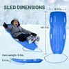 Slippery Racer Downhill Xtreme Flexible Adults and Kids Plastic Toboggan