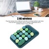 2.4GHz Wireless Numeric Keypad 18 Keys Retro Color Round Keycaps